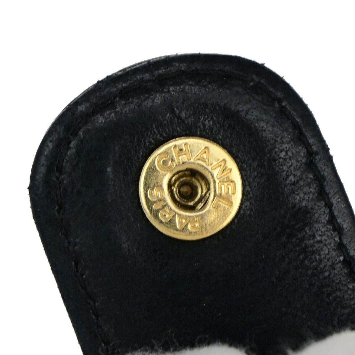 CHANEL CC Logo Long Bifold Wallet Purse Caviar Skin Leather Black GHW 33EB273