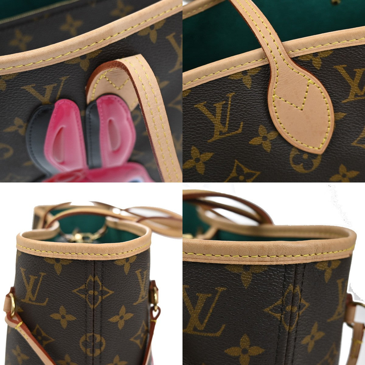 LOUIS VUITTON LV×Sun Yitian Neverfull MM Shoulder Bag Monogram M47200 863LC563