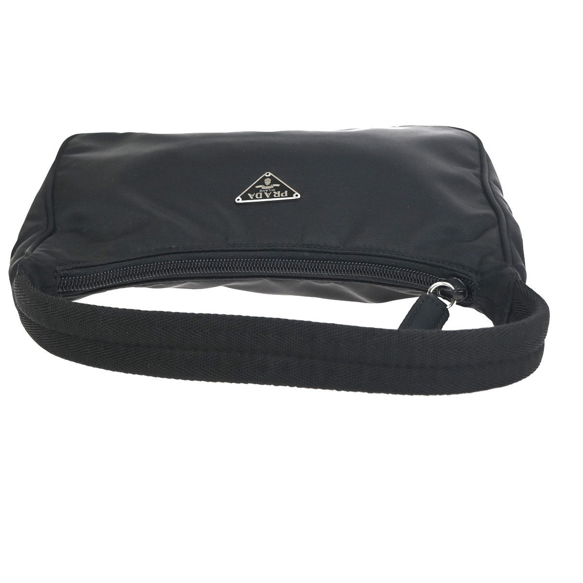 PRADA Re-Edition 2000 Triangle Logo Mini Shoulder Bag Nylon Black Italy 30RL894