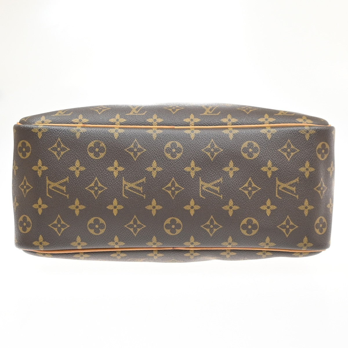 LOUIS VUITTON LV Logo Deauville Hand Bag Monogram Leather Brown M47270 72MA541