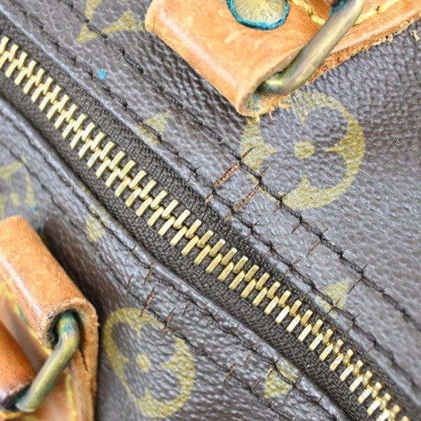 LOUIS VUITTON Speedy 30 Travel Hand Bag Monogram Leather Brown M41526 31CA252