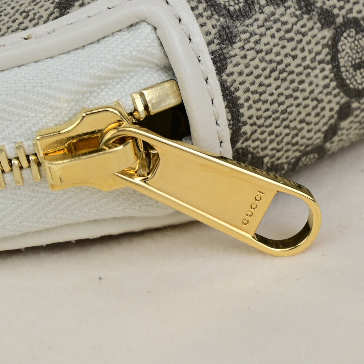 GUCCI Horsebit 1955 GG Pattern Coin Case Wallet Supreme Leather WE BN 79RK736