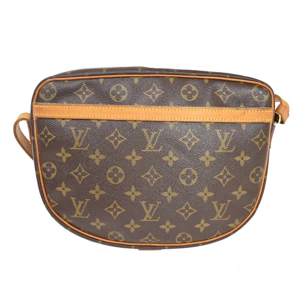 LOUIS VUITTON Jeune Fille GM Shoulder Bag Monogram Leather Brown M51225 81FA030