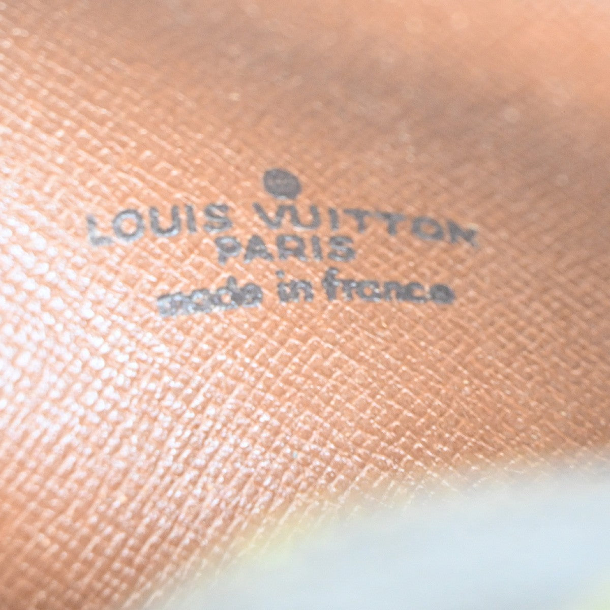 LOUIS VUITTON Danube Shoulder Bag Monogram Leather Brown France M45266 65ZA338