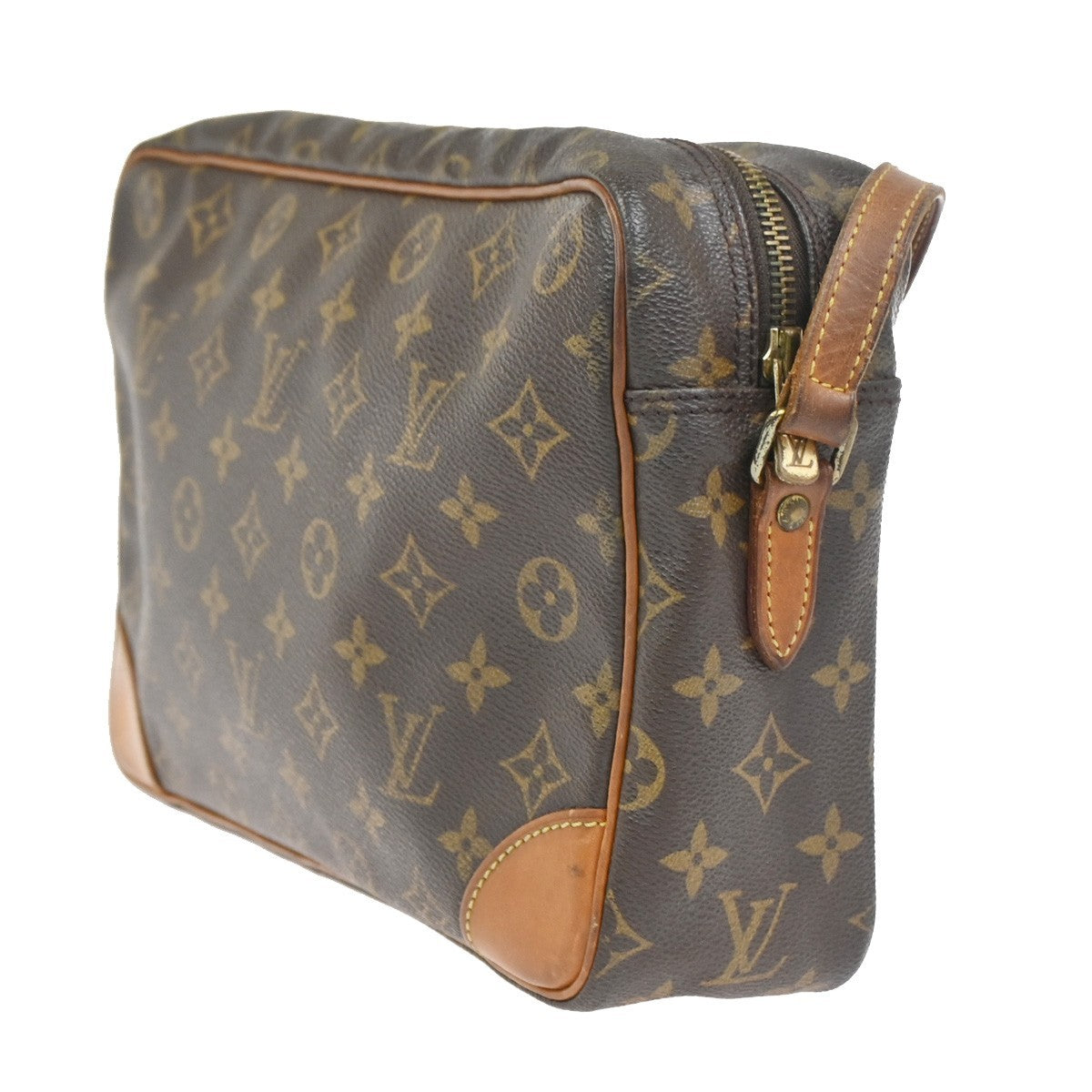 LOUIS VUITTON Trocadero 30 Shoulder Bag Monogram Leather Brown M51272 31CA822