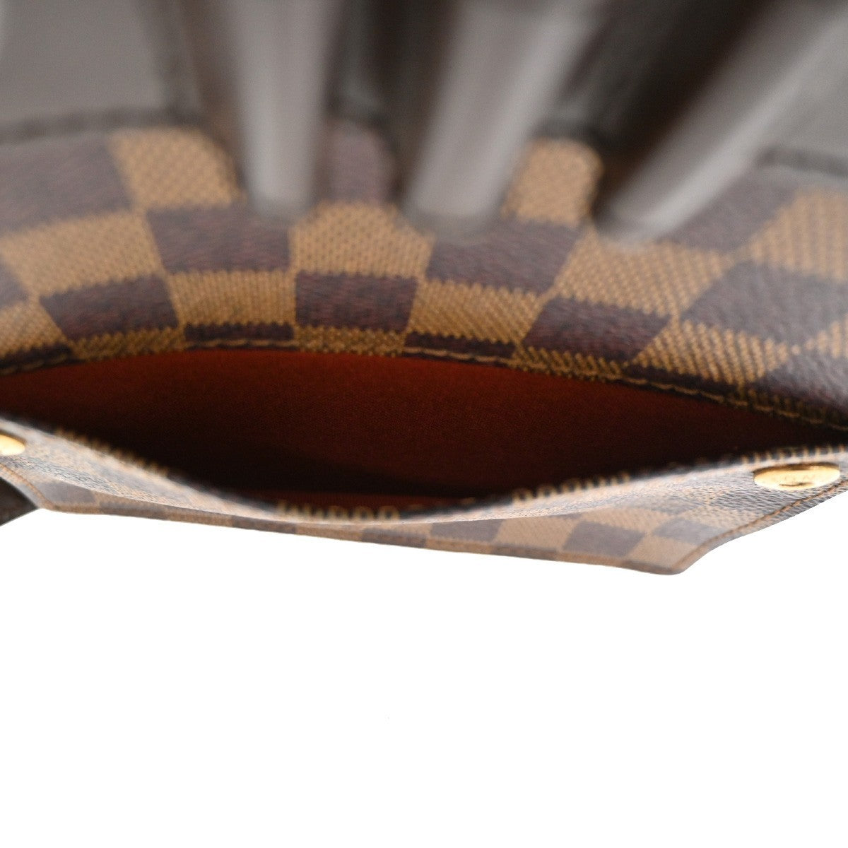 LOUIS VUITTON Portobello Shoulder Bag Damier Leather Brown N45271 72CA487