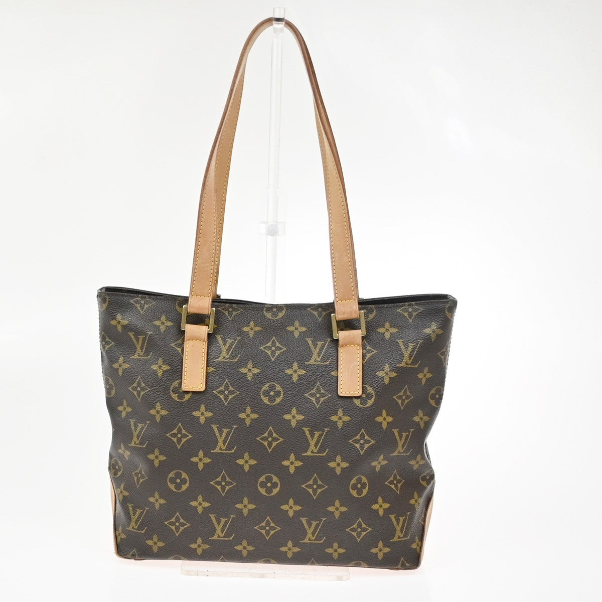 LOUIS VUITTON Cabas Piano Shoulder Bag Monogram Leather Brown M51148 16YJ022