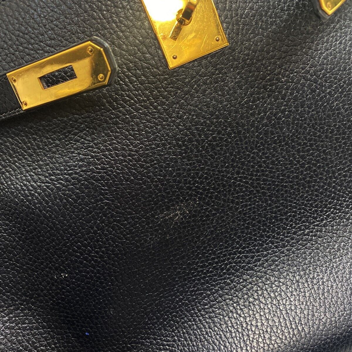 HERMES KELLY 35 2WAY HAND BAG TAURILLON CLEMENCE ◯V CADENA BLACK GHW 110LC493