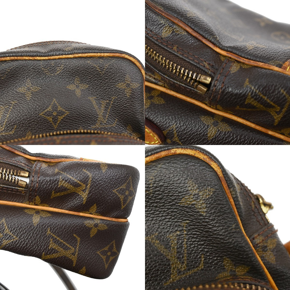 LOUIS VUITTON Amazon Crossbody Shoulder Bag Monogram Leather BN M45236 31KB675