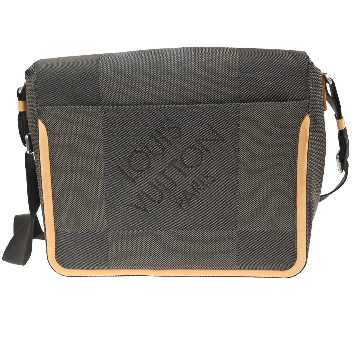 LOUIS VUITTON Messager Shoulder Bag Damier Geant Leather Khaki M93030 30KC618