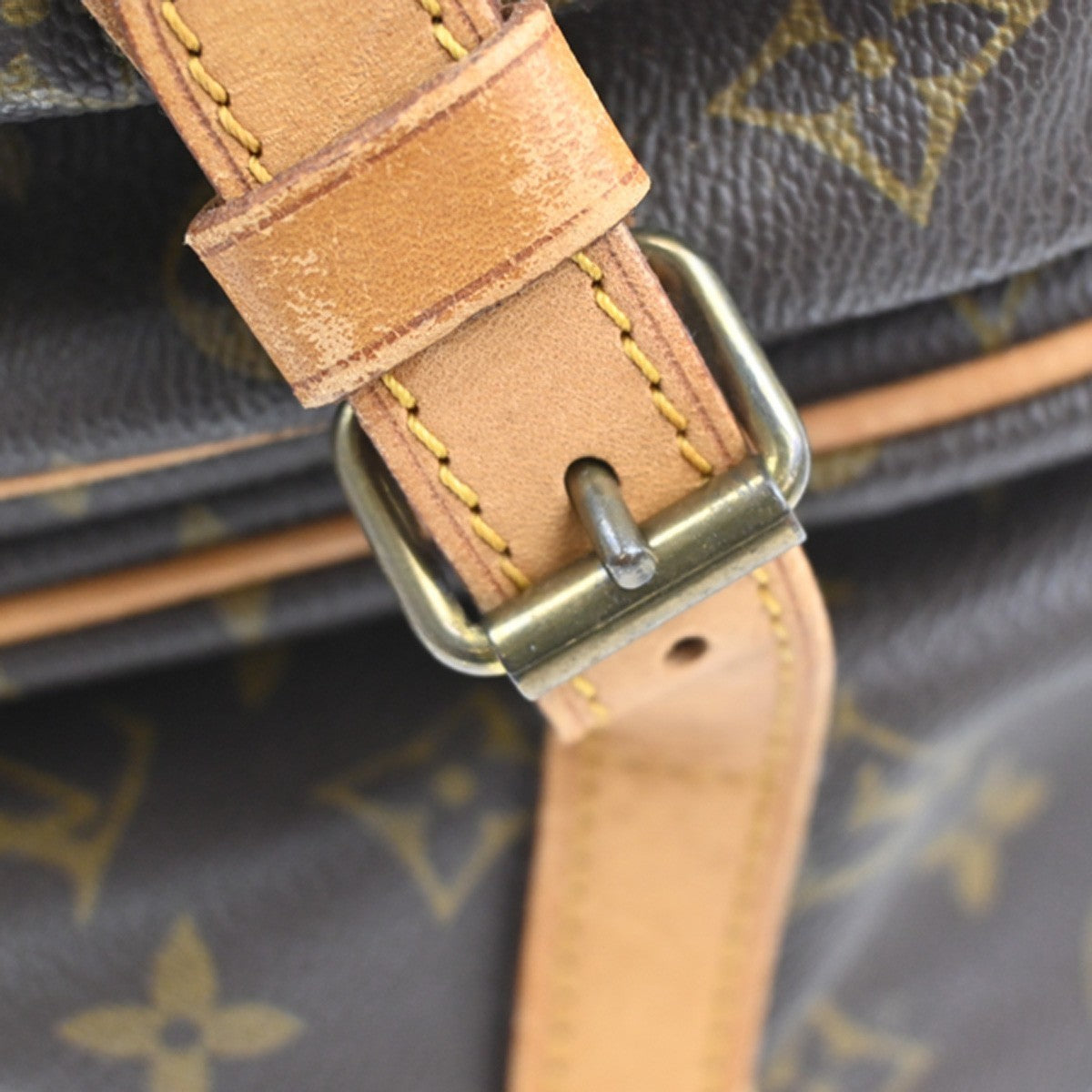 LOUIS VUITTON Saumur 35 Shoulder Bag Monogram Leather BN France M42254 31CA426