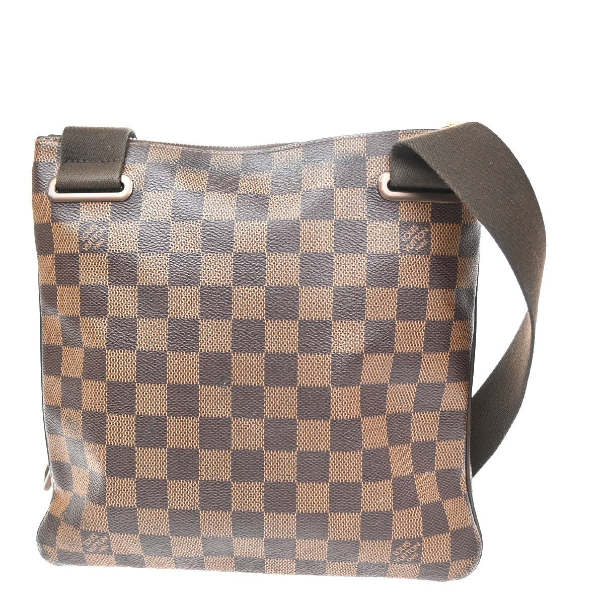 LOUIS VUITTON Pochette Plate Brooklyn Shoulder Bag Damier Brown N41100 11YJ127