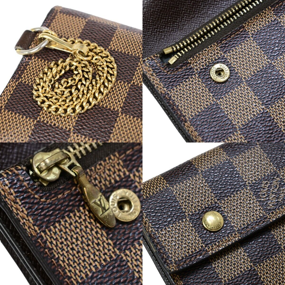 LOUIS VUITTON Portefeuille Accordion Long Bifold Wallet Damier BN N60002 30EB228