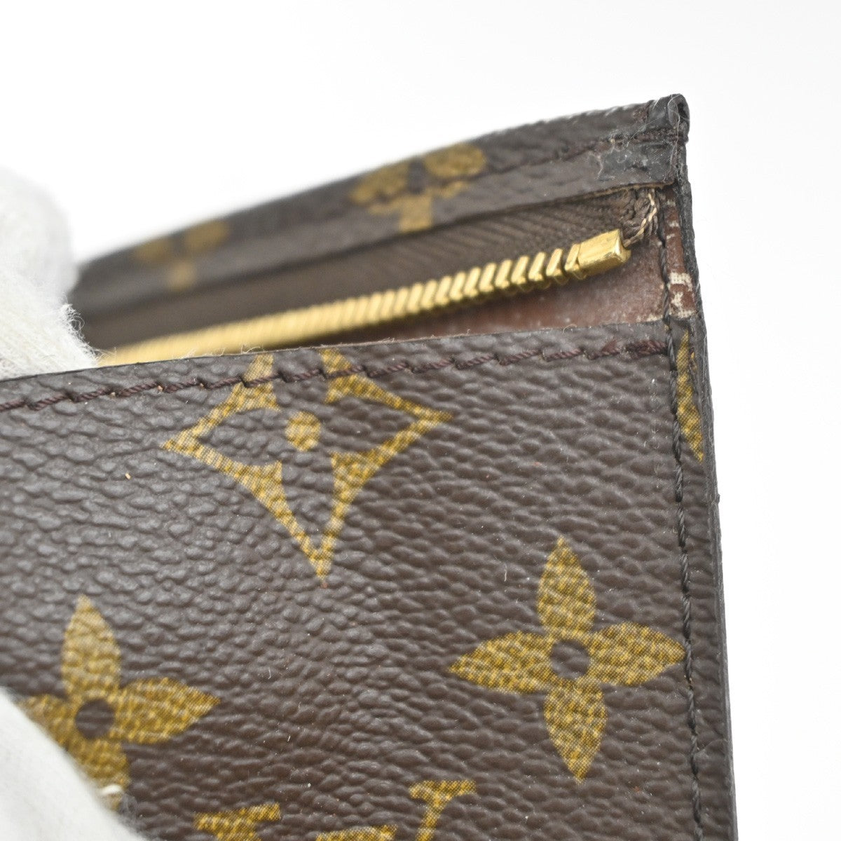 LOUIS VUITTON Poche Toilette 26 Clutch Pouch Bag Monogram Leather M47542 04MA321