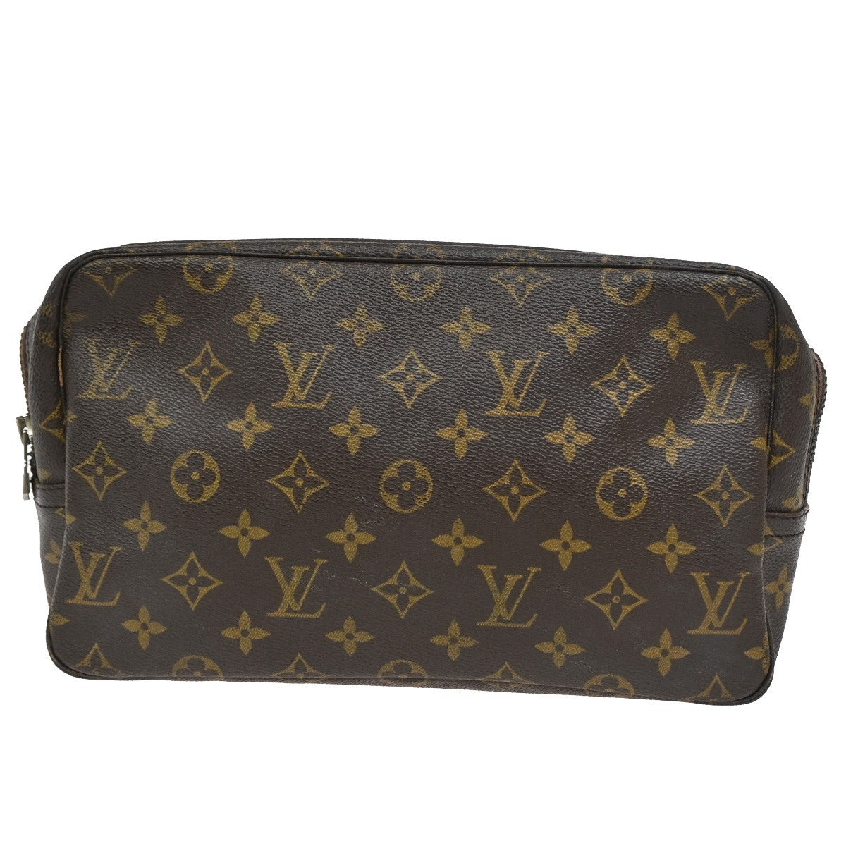 LOUIS VUITTON Trousse Toilette 28 Clutch Hand Bag Monogram Brown M47522 68DA078