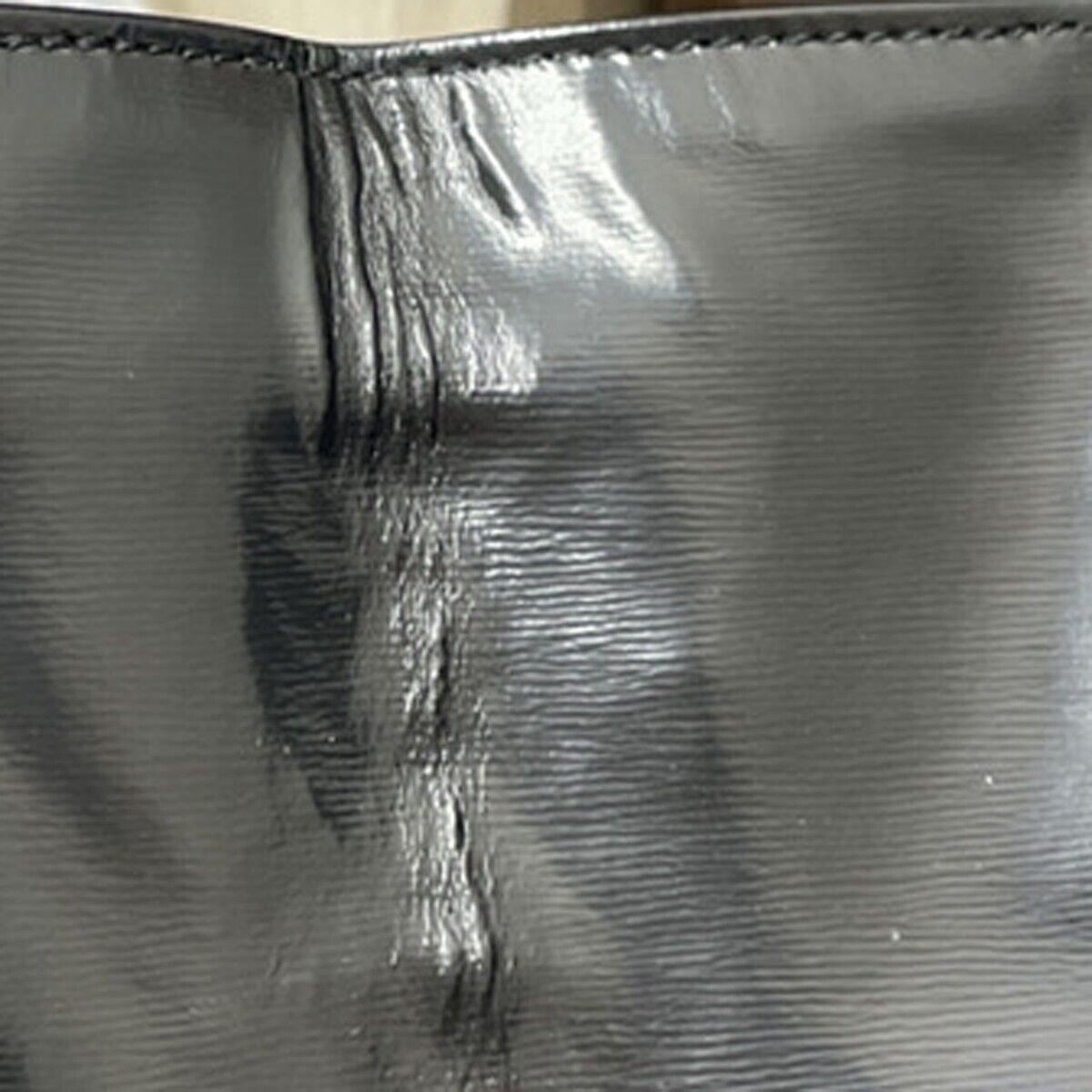 YVES SAINT LAURENT YSL Logo 2Way Shoulder Hand Bag Leather Black 36FB059