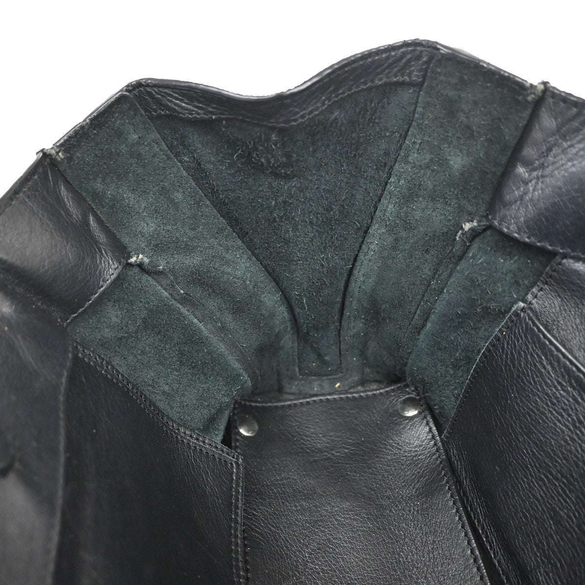 BALENCIAGA Paper Mini 2Way Shoulder Hand Bag Mirror Leather Black SHW 46RL525