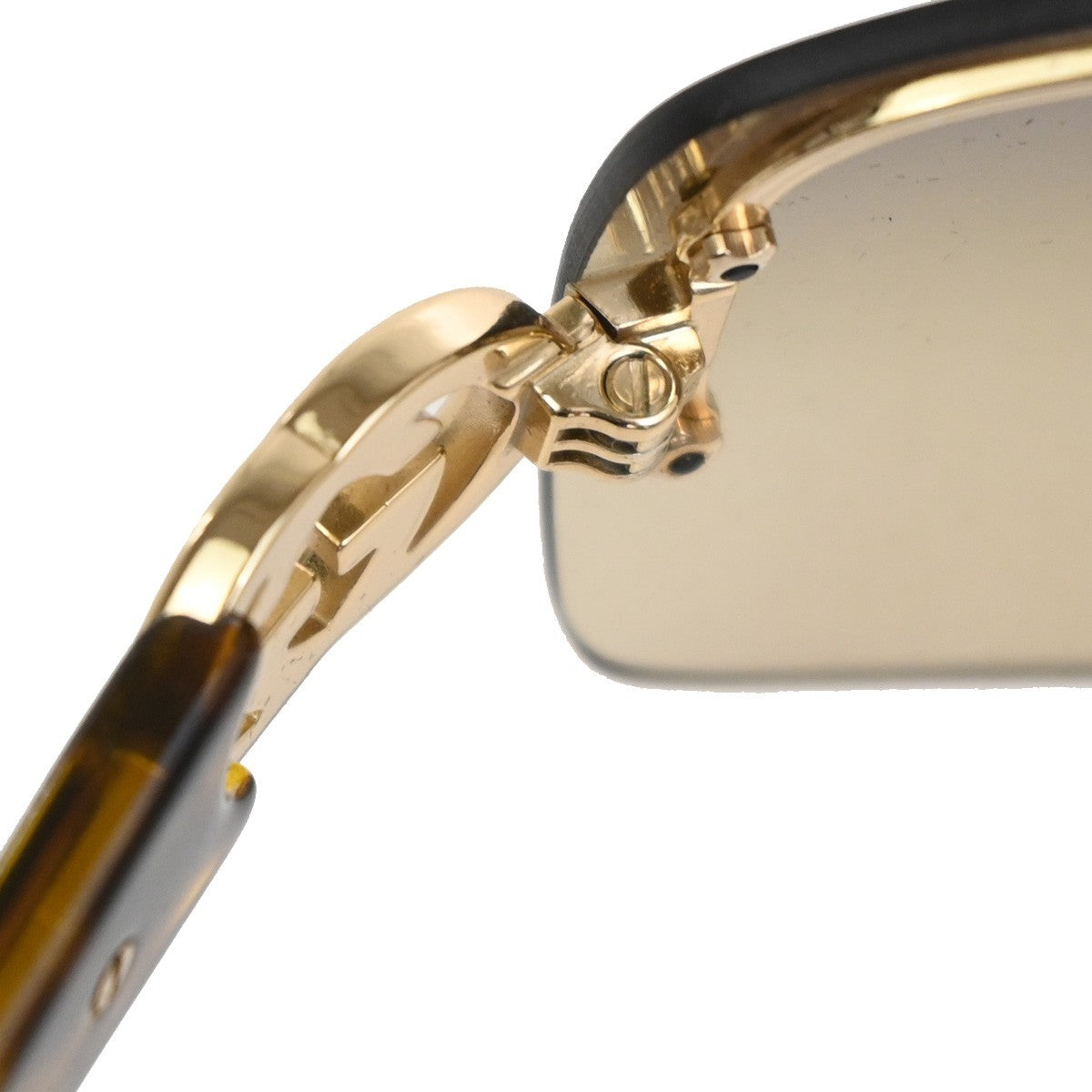 GUCCI GG Sunglasses GG 2804/F/S/ Eye Were Plastic Metal Black Brown 07TA617