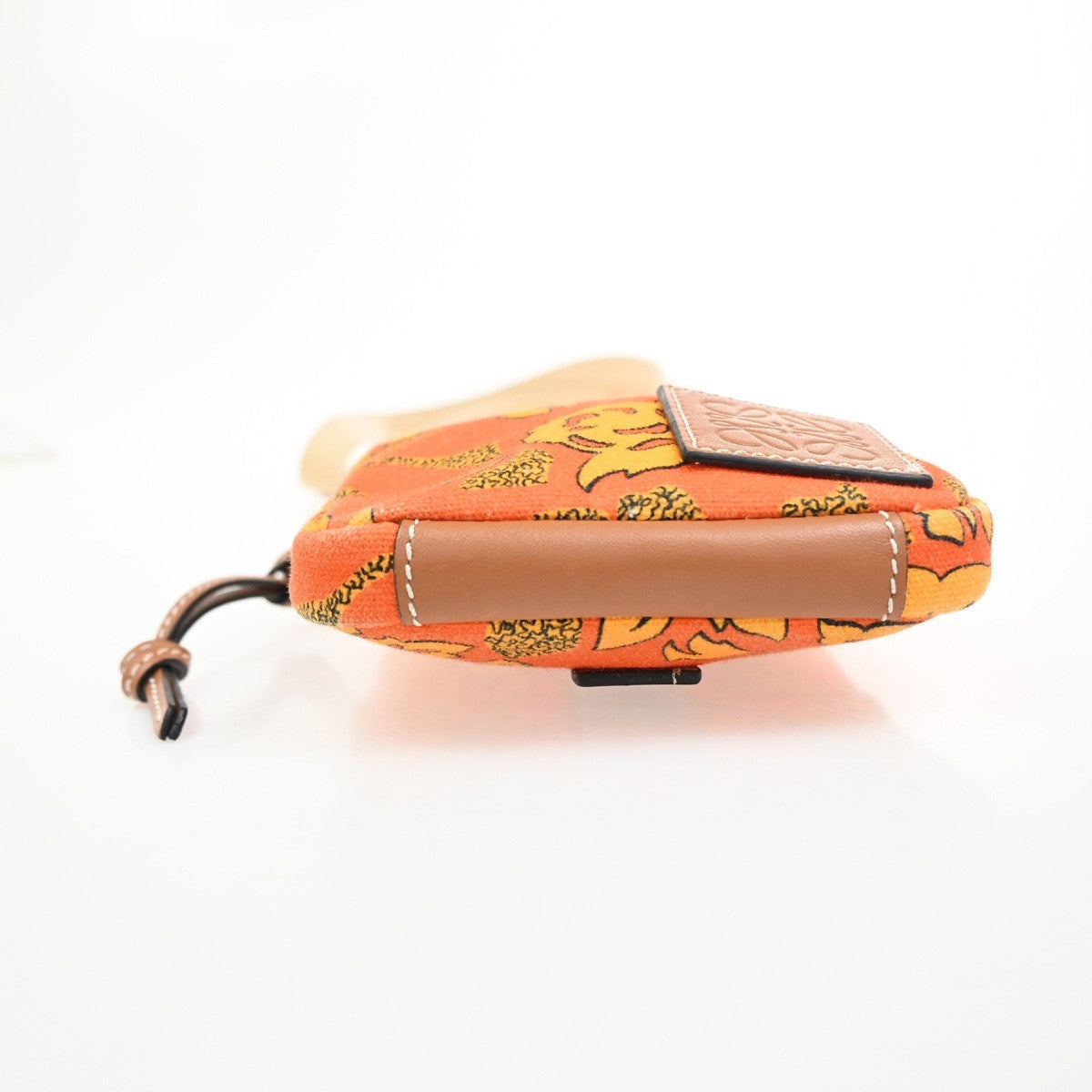 LOEWE x Paula's Ibiza Anagram Mini Pouch Bag Canvas Leather OE SHW Spain 30KC969