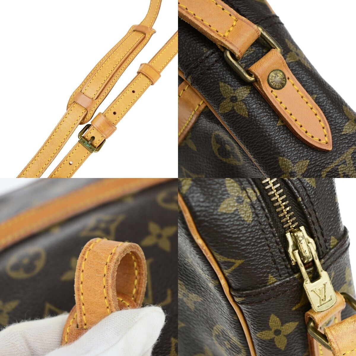 LOUIS VUITTON Trocadero 27 Shoulder Bag Monogram Leather Brown M51274 82EC899