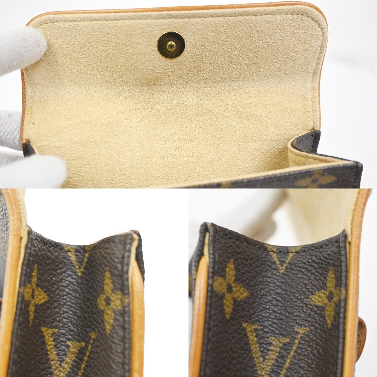 LOUIS VUITTON Pochette Florentine XS Bum Bag Monogram Leather BN M51855 35KC836