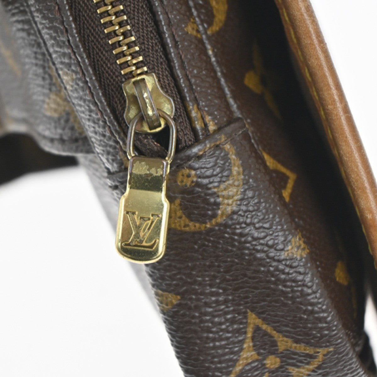 LOUIS VUITTON Bum Bag Bosphore Monogram Leather Canvas Brown M40108 70TA559
