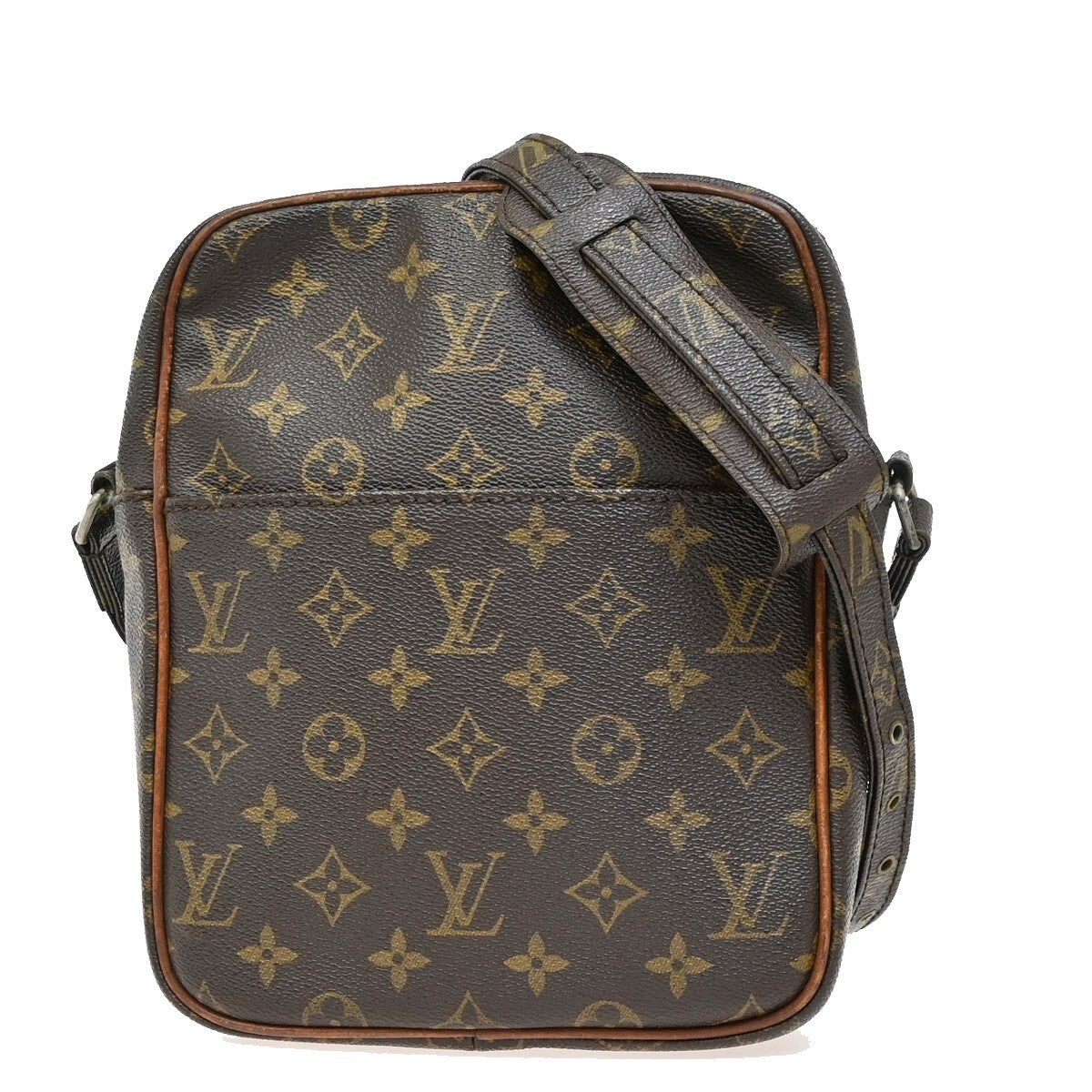 LOUIS VUITTON Petit Marceau Shoulder Bag Monogram Leather Brown M40264 62EE313