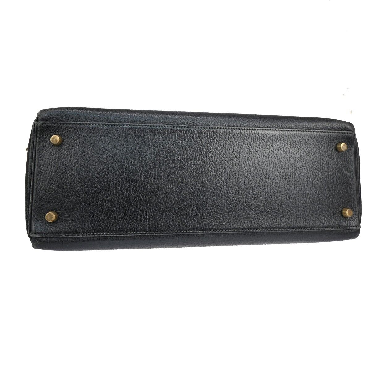 HERMES KELLY 35 2WAY HAND BAG TAURILLON CLEMENCE ◯V CADENA BLACK GHW 110LC493