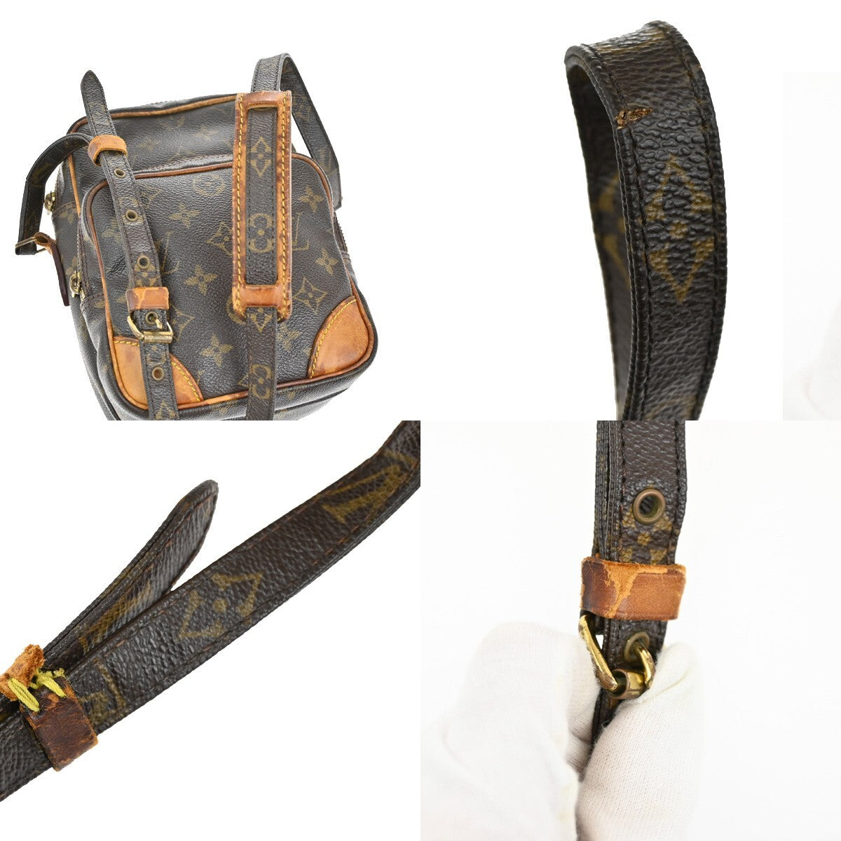 LOUIS VUITTON Amazon Crossbody Shoulder Bag Monogram Leather BN M45236 31EE201