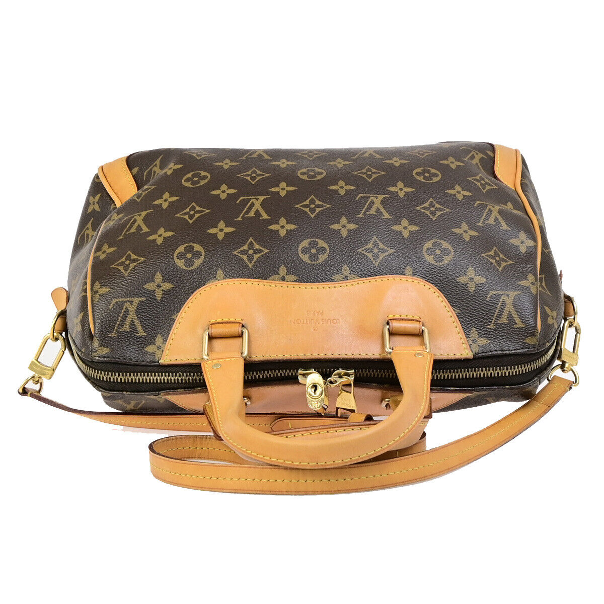 LOUIS VUITTON Retiro 2Way Hand Bag Monogram Leather BN Bordeaux M50056 29YG533