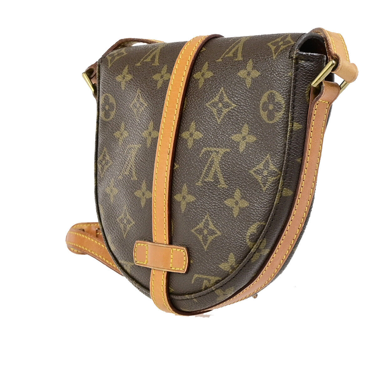 LOUIS VUITTON Chantilly PM Shoulder Bag Monogram Leather Brown M51234 31YG541