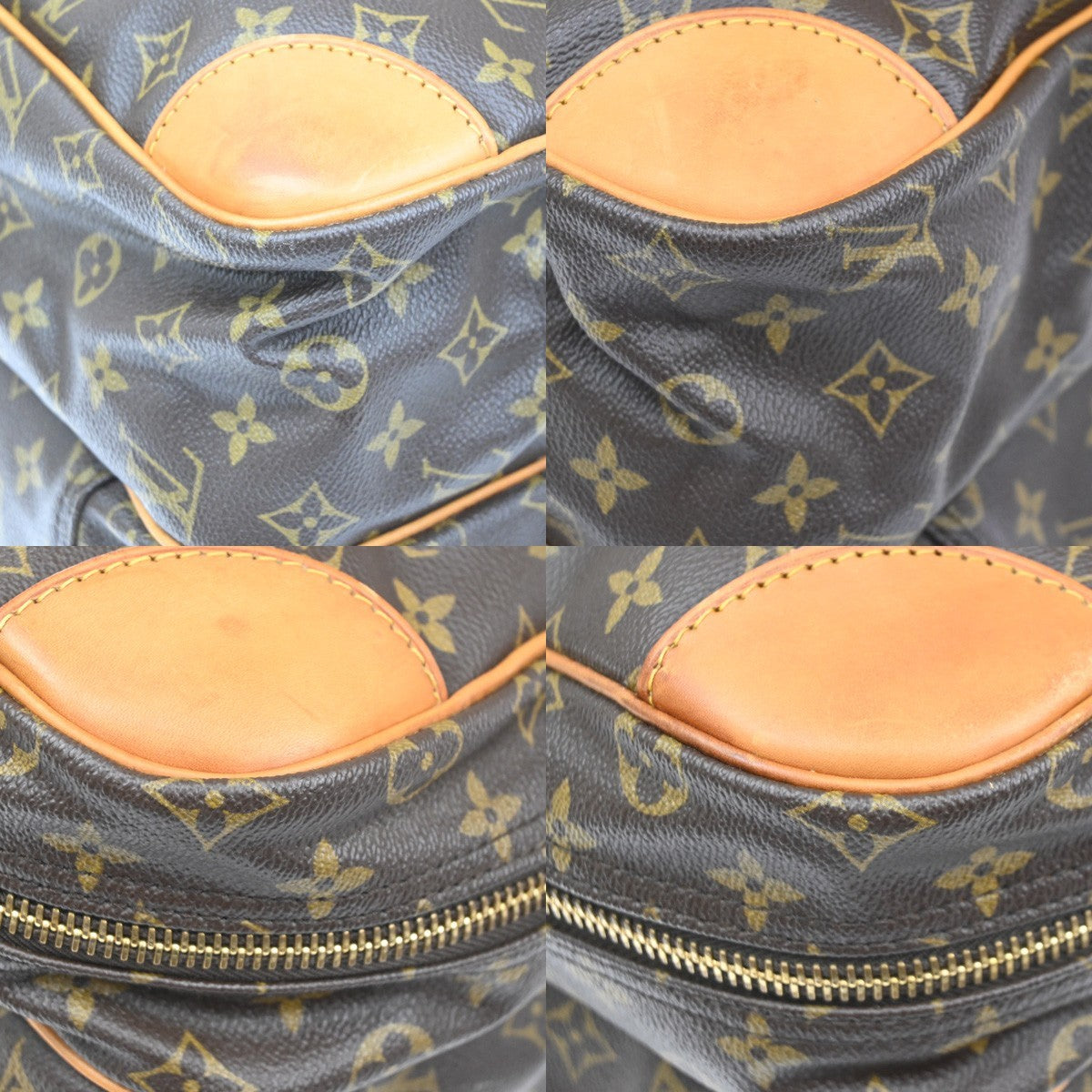 LOUIS VUITTON Sac 54H Earl Boston Bag Monogram Leather Brown M41383 33CB054