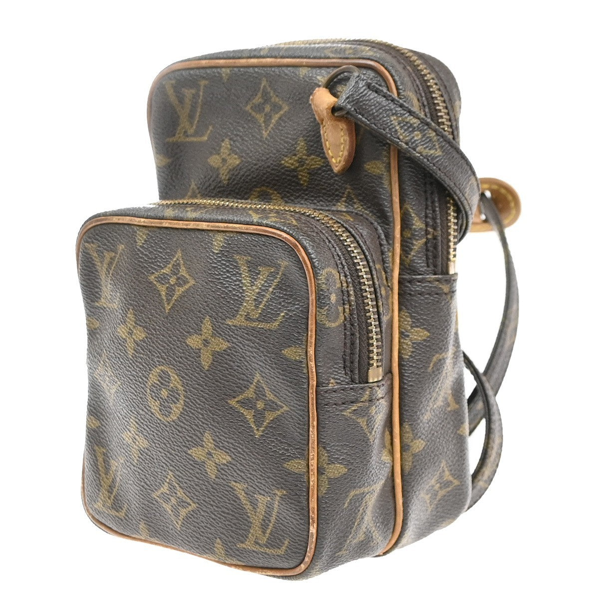 LOUIS VUITTON Mini Amazon Shoulder Bag Monogram Leather Brown M45238 34MA463