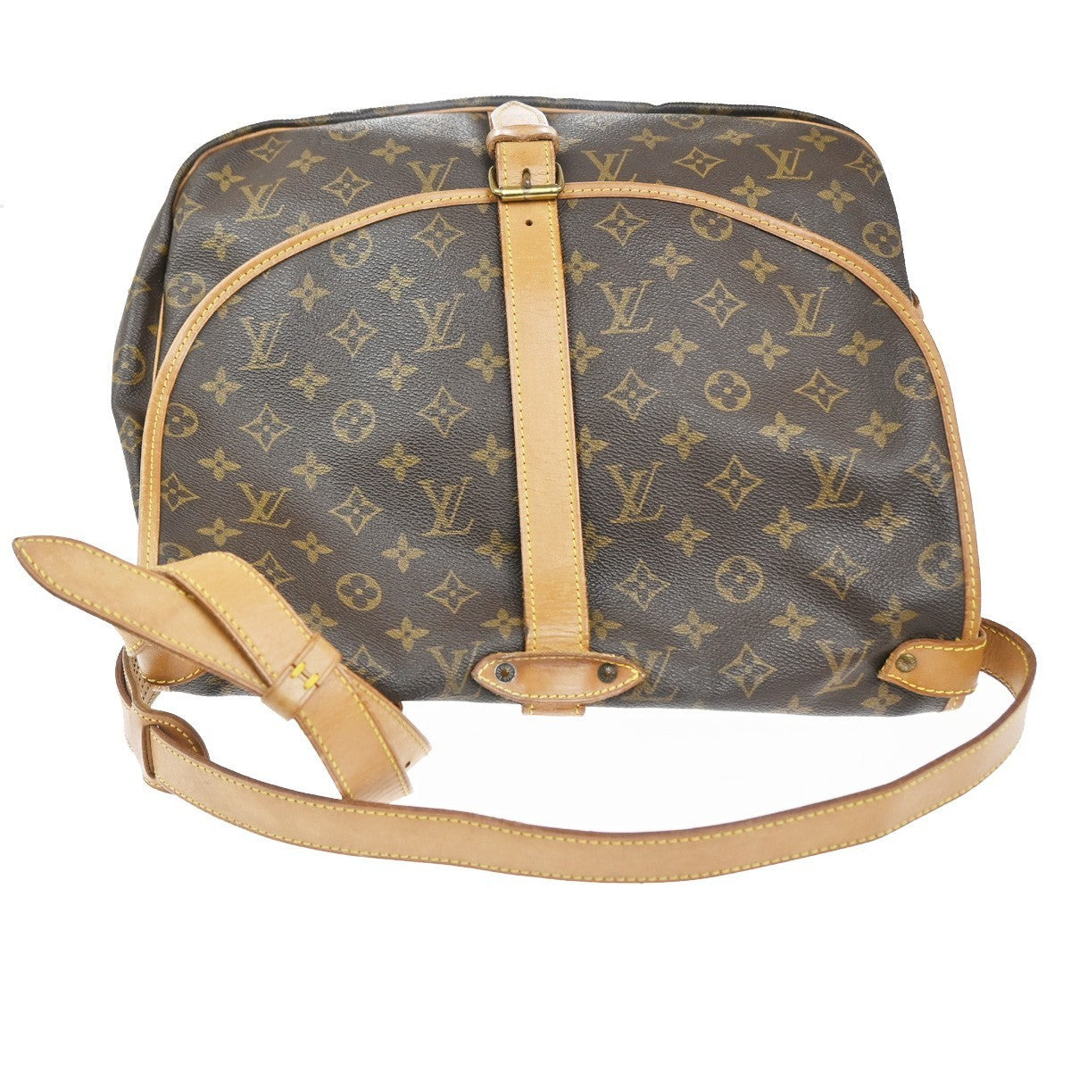 LOUIS VUITTON Saumur 35 Shoulder Bag Monogram Leather BN France M42254 84CA597