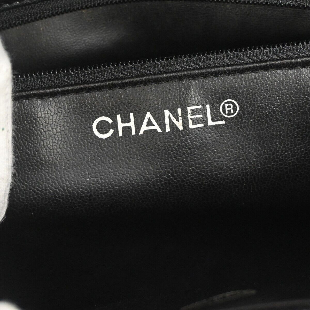 CHANEL CC Logo Matelasse Chain Shoulder Bag Leather Black GHW Italy 620LC413