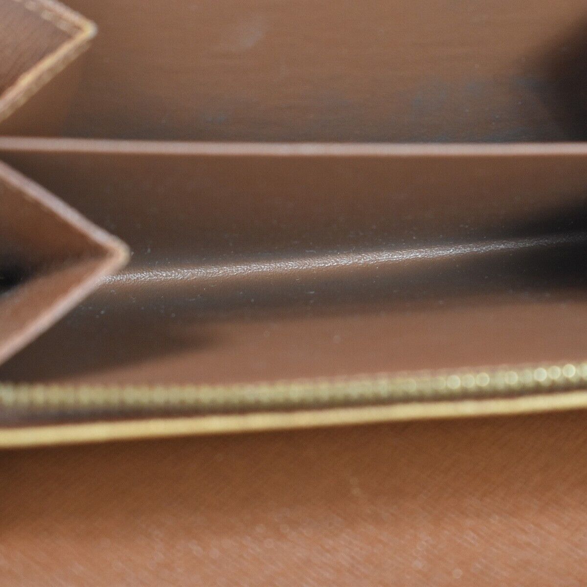 LOUIS VUITTON 2 Set Bifold Wallet Purse Monogram Leather Brown 60GA568