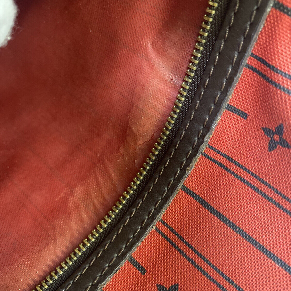 LOUIS VUITTON Neverfull PM Shoulder Tote Bag Damier Leather Brown N51109 18YE343