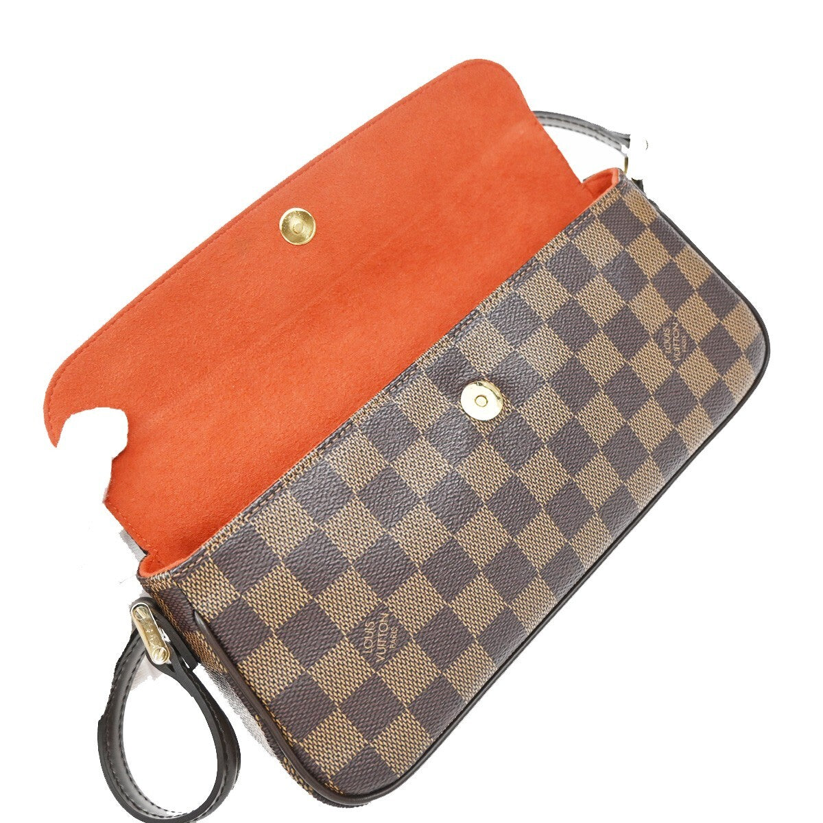 LOUIS VUITTON Recolator Shoulder Bag Damier Ebene Leather Brown N51299 669EE192