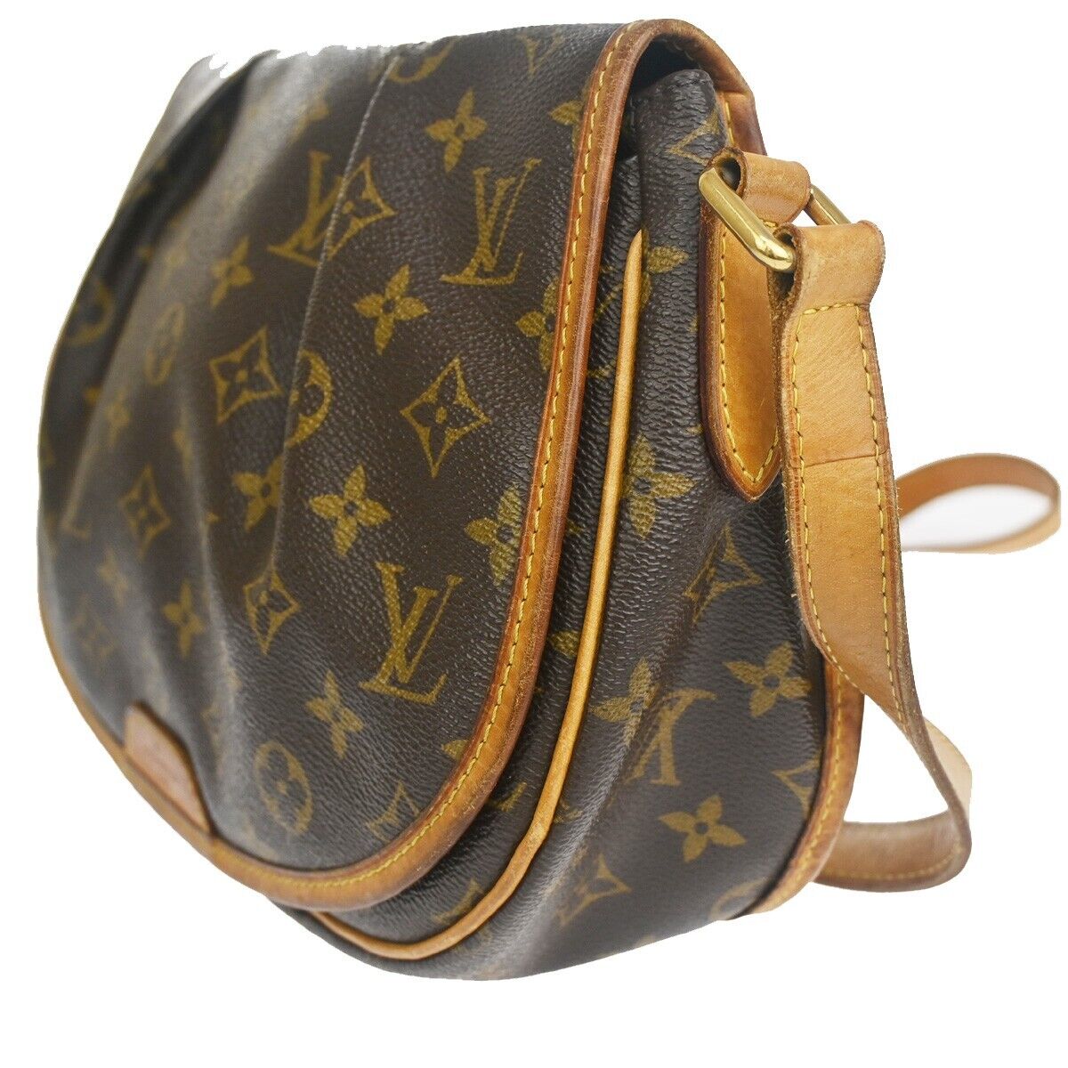 LOUIS VUITTON Menilmontant PM Shoulder Bag Monogram Leather BN M40474 72ED306