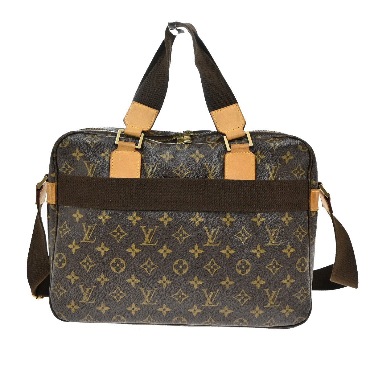 LOUIS VUITTON Sac Bosphore 2way Hand Bag Monogram Leather Brown M40043 54KB415