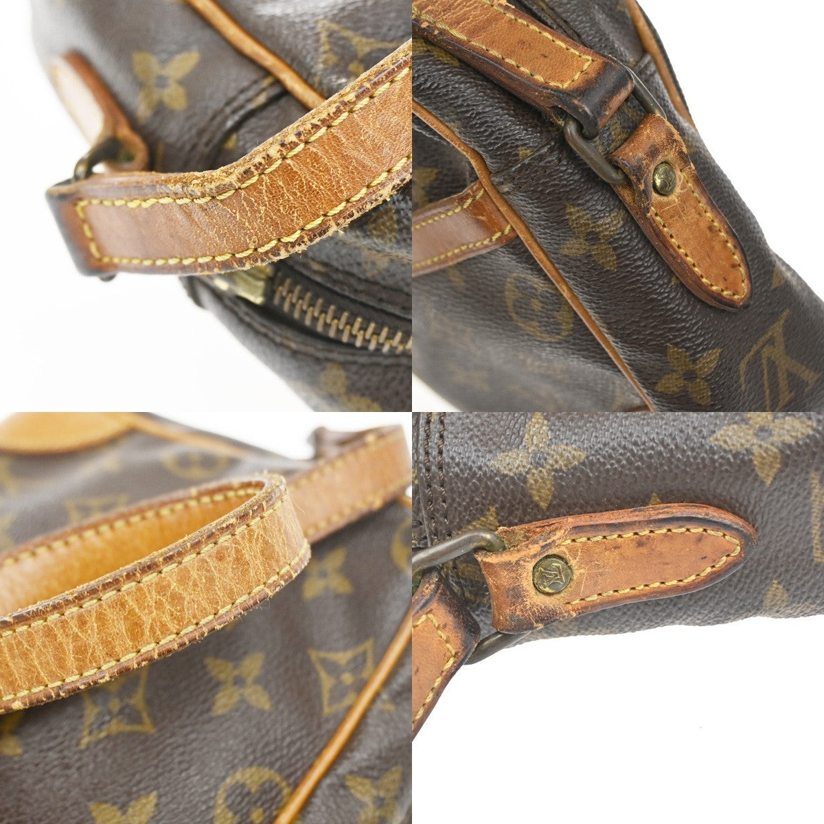 LOUIS VUITTON Trocadero 24 Shoulder Bag Monogram Leather Brown M51276 30YJ189
