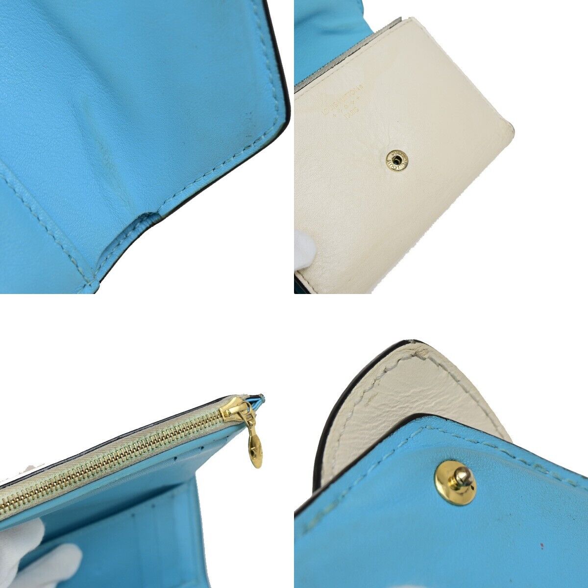 LOUIS VUITTON Portefeuille Pont Neuf Compact Wallet Leather Beige M69176 30KA393