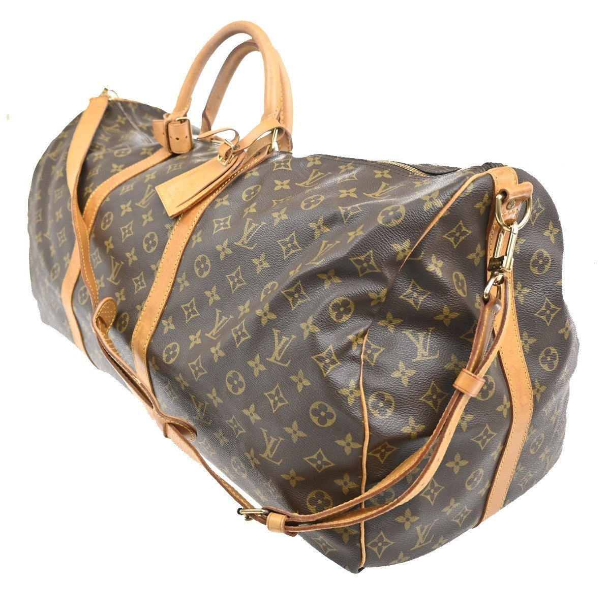 LOUIS VUITTON Keepall Bandouliere 60 2Way Hand Bag Monogram Brown M41412 14TA335