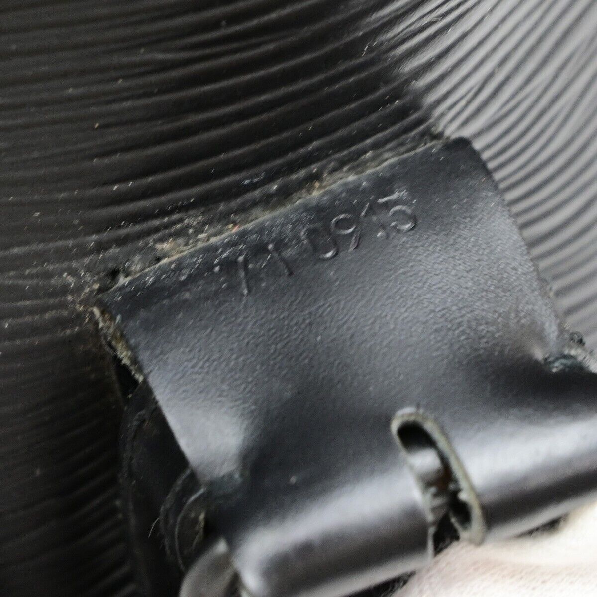 LOUIS VUITTON LV Sac A Dos Shoulder Bag Epi Leather Black France M80153 86ED683