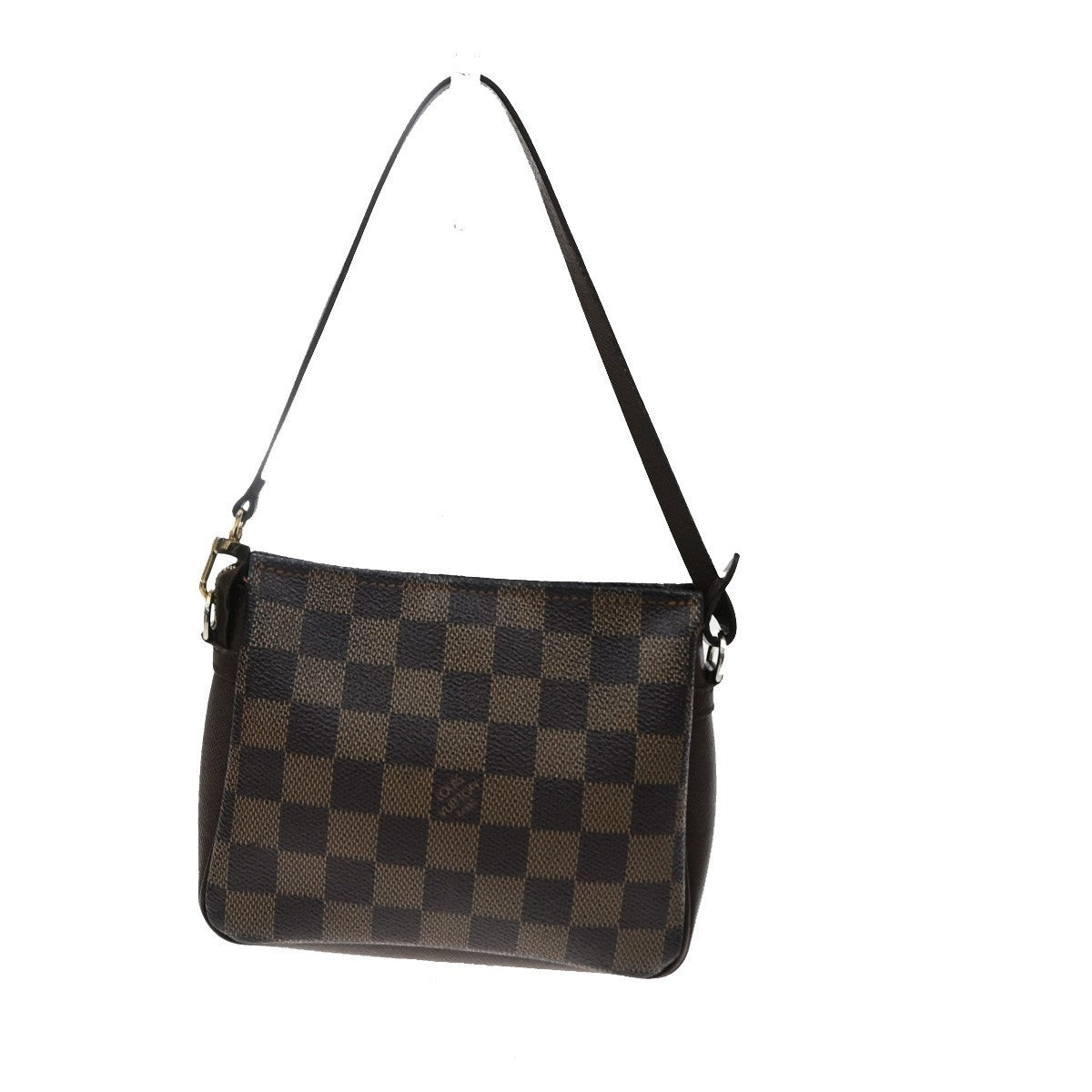 LOUIS VUITTON  Trousse Makeup Hand Bag Damier Ebene Leather Brown N51982 83KD191