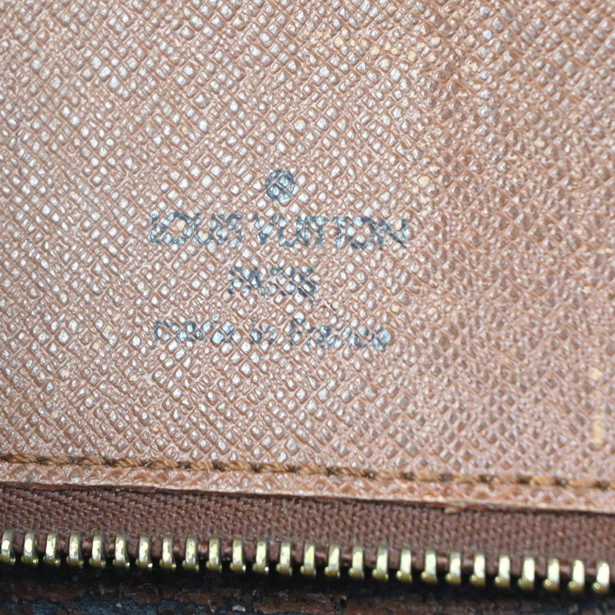 LOUIS VUITTON Saint Cloud GM Shoulder Bag Monogram Leather Brown M51242 34YJ084