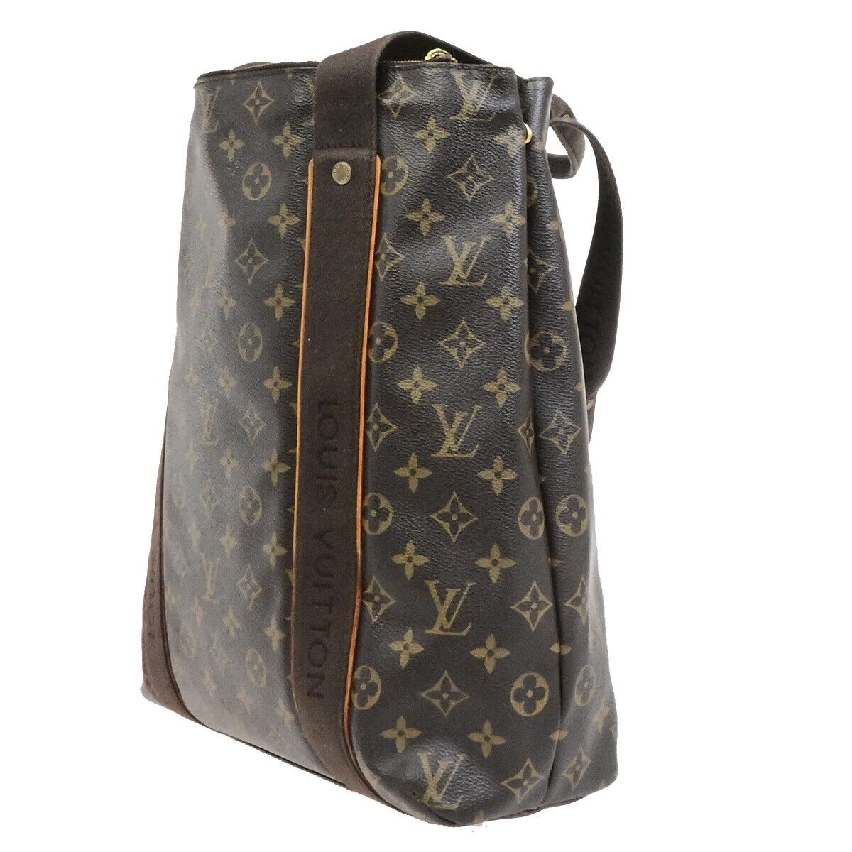 LOUIS VUITTON Cabas Beaubourg Shoulder Bag Monogram Leather Brown M53013 21EE062