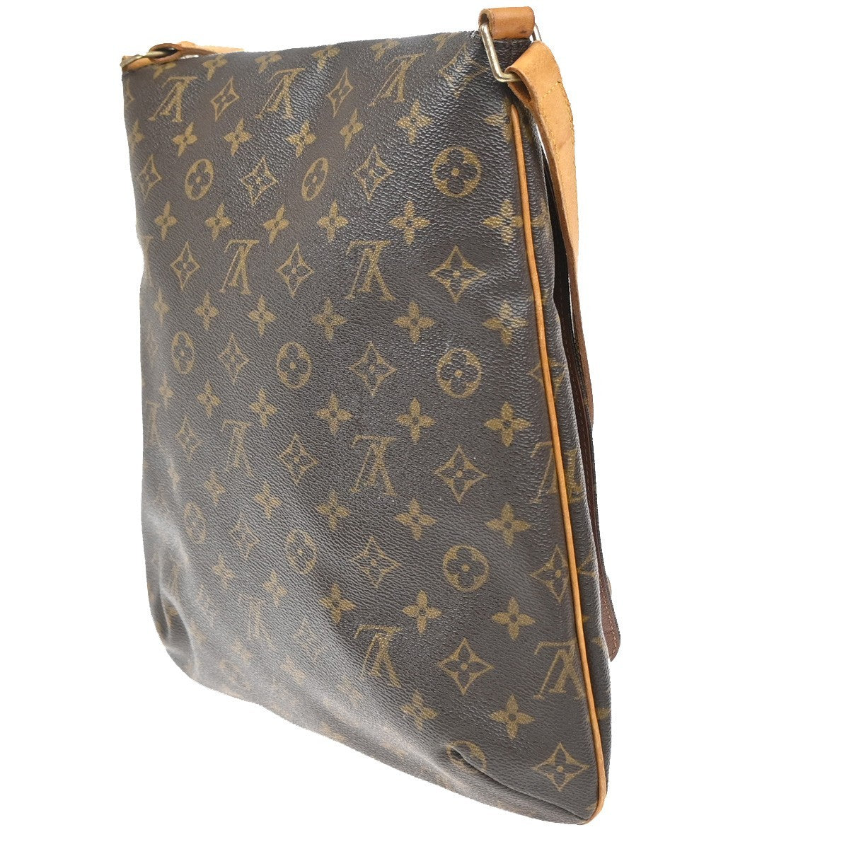 LOUIS VUITTON Musette Shoulder Bag Monogram Leather Brown France M51256 82KP596
