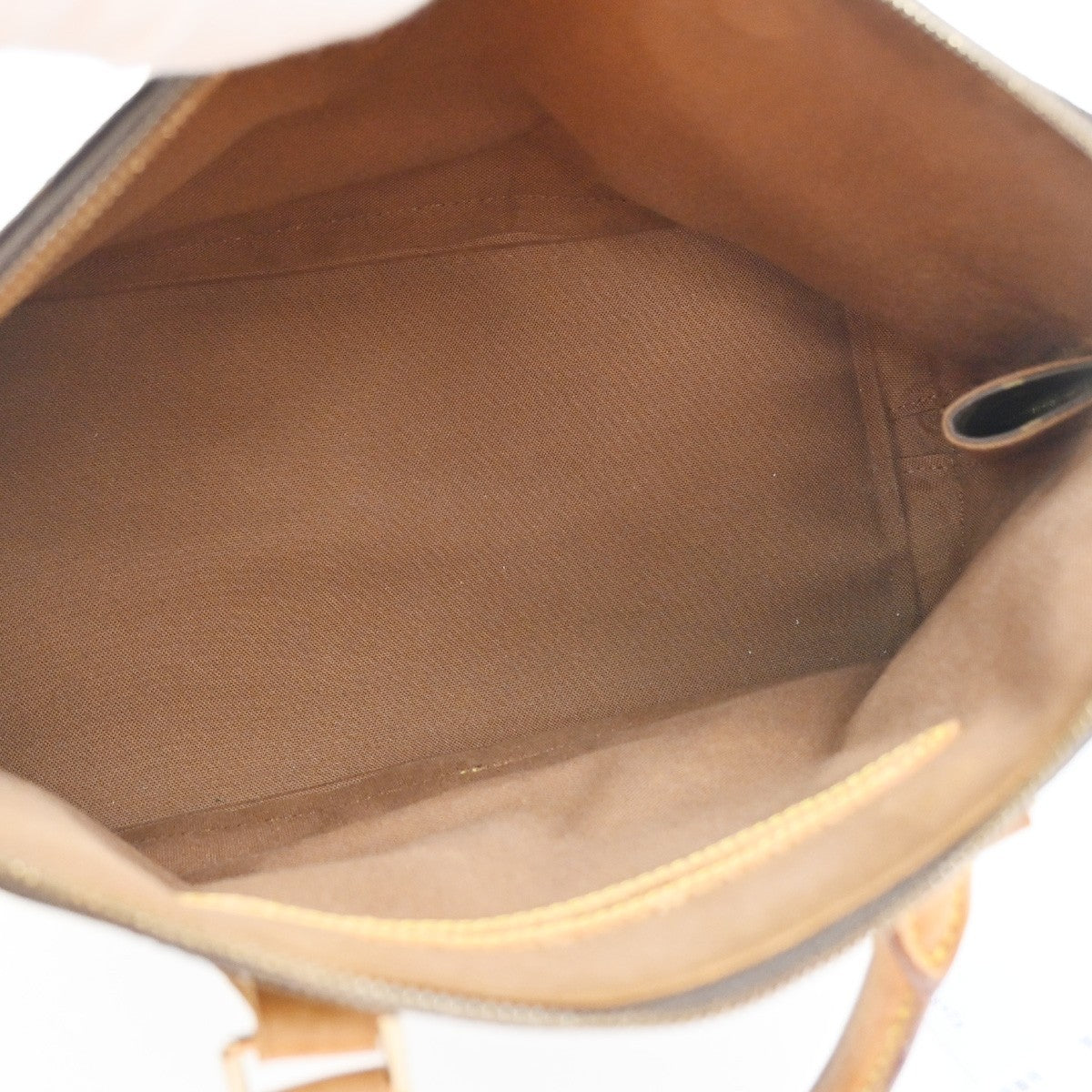 LOUIS VUITTON LV Logo Alma Hand Bag Monogram Leather Brown France M51130 33SA032
