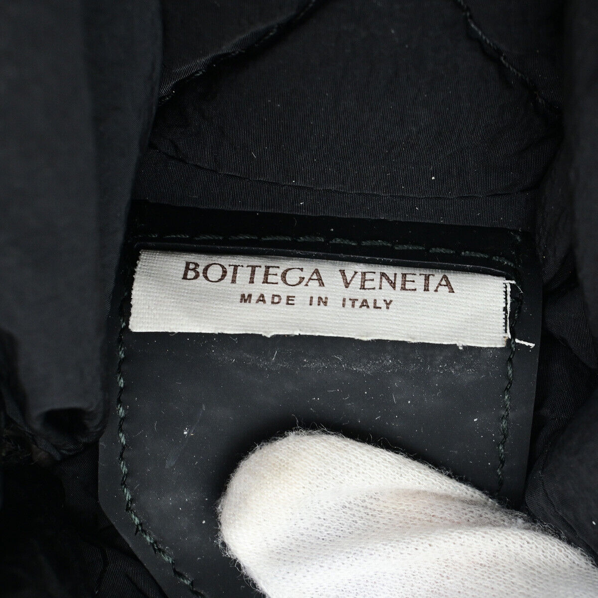 BOTTEGA VENETA Padded Tech Cassette Crossbody Shoulder Bag Nylon Black 660RK307